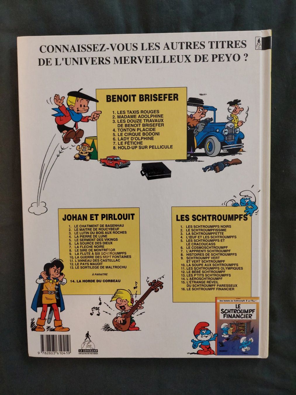 Comics: Benoît Brisefer T.8 Hold-Up sur Pellicule EO 1993 TBE – Gebraucht aus Genève von Blu_BD 1
