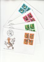 SBK J232 - J235 im 4er-Block FDC