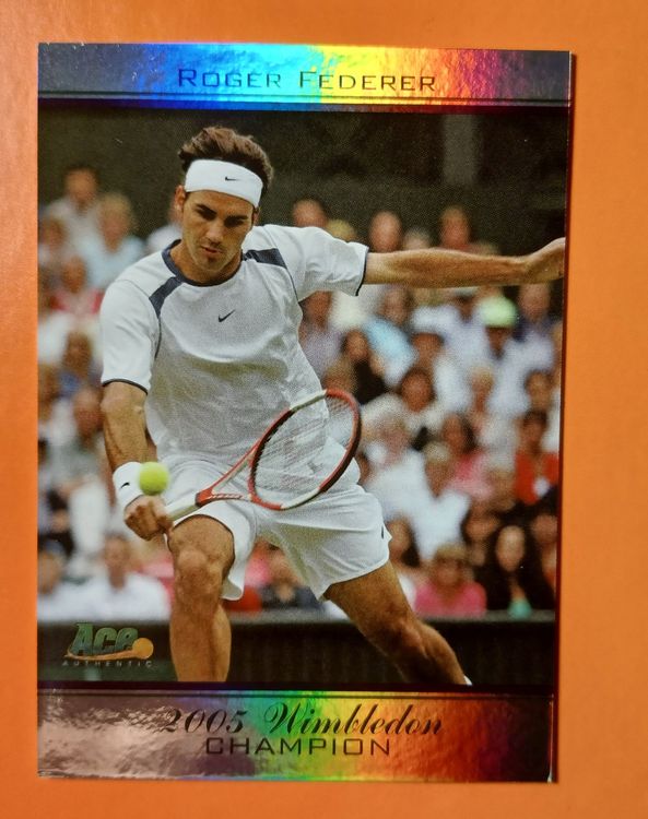 Tennis Ace ROGER FEDERER Wimbledon Champion Trading Card Kaufen auf Ricardo