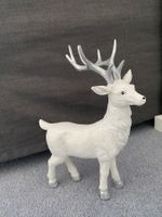 Herziger Deko Hirsch Winter mit Glitzer
