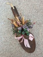 Wanddekoration Trockenblumen Holzlöffel (3)