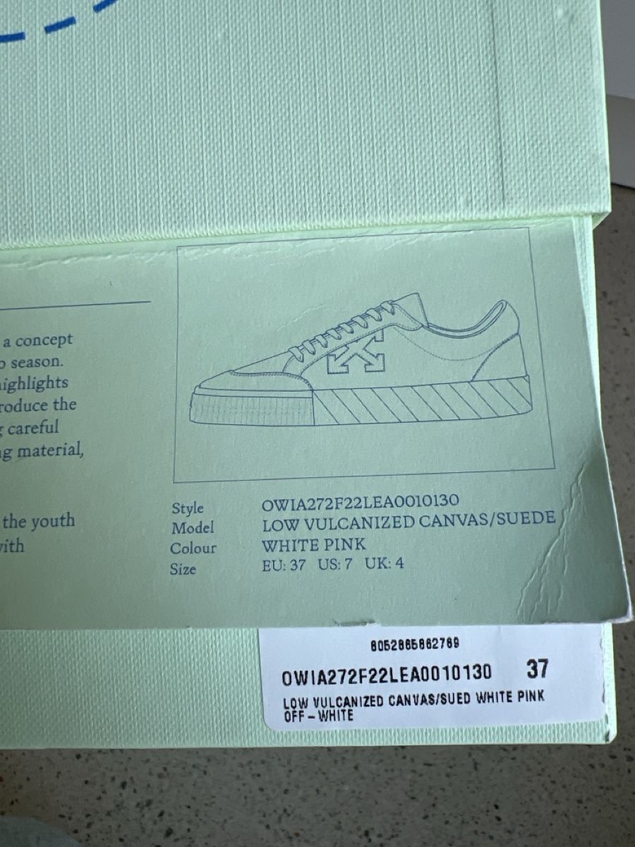 Off-White Scarpe da donna: Off-White Sneaker Vulcanized Low Gr 37 – Usato da Adliswil venduto da la.di.ma 2