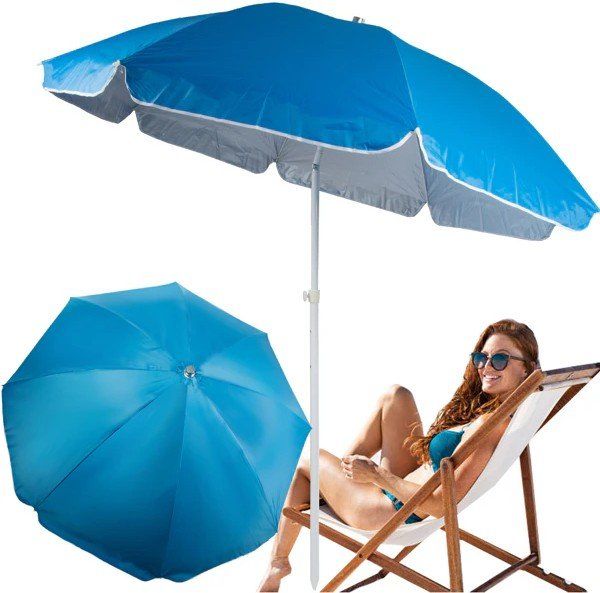 Sonnenschirme: Sonnenschirm 210cm mit Bodenhalterung einsteckbar – Neu und originalverpackt aus St. Gallen von schnaeppchen-preise