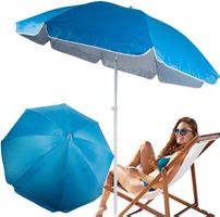 Sonnenschirm 210cm mit Bodenhalterung einsteckbar