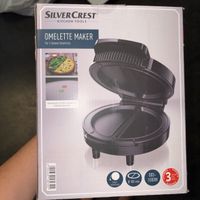 Silvercrest Omelette Maker 2 Omelettes 800-1000W neu