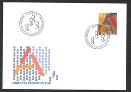 FDC 896 Sondermarke Guinnes Record ET 27.6.1996