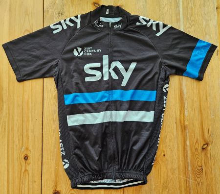 Radtrikot Rapha Team Sky Gr. L Velo Fahrrad Trikot Radsport