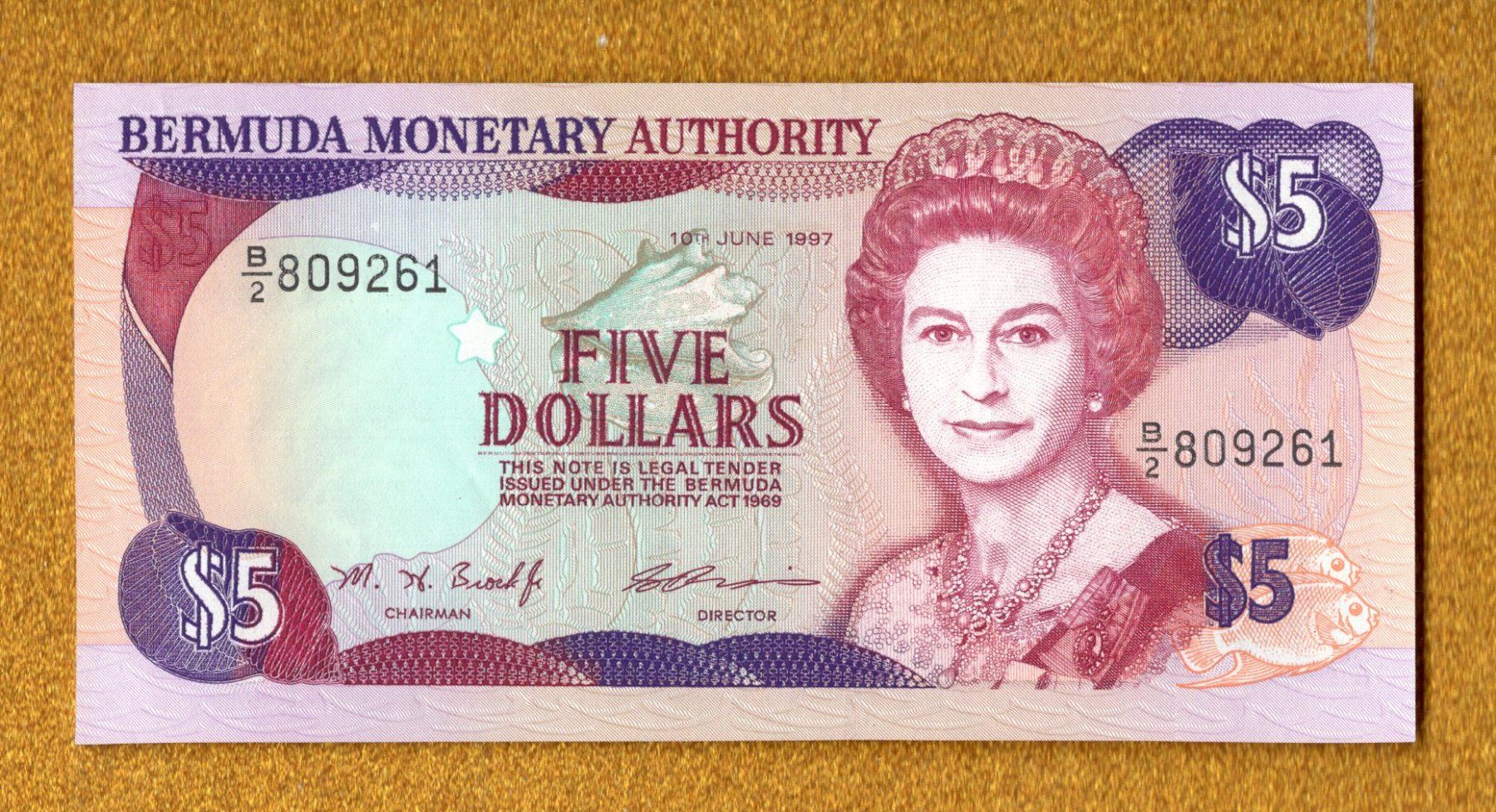 Banconote: Bermuda 5 dollar 1997 UNC – Nuovo (secondo la descrizione) da Leibstadt venduto da baroc333