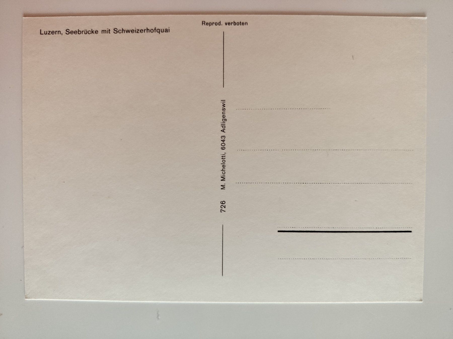 Cartoline postali: Luzern Ansichtskarte, Seebrücke mit Schweizerhofquai – Usato da Ohmstal venduto da Lebensfreude05 1