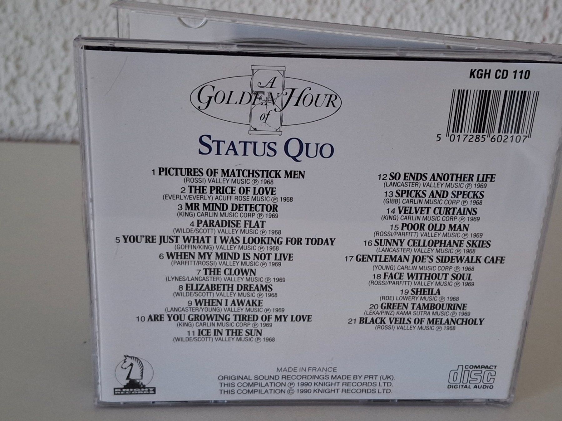CD: CD Status Quo -  A Golden Hour of – Usato da Aarberg venduto da Jackup1 1