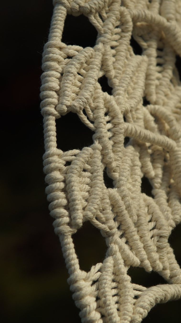 Tutte le decorazioni: Handgefertigter Makramee-Lebensbaum, Boho-Dekoraration ø50cm – Nuovo e nell'imballaggio originale da Tafers venduto da JP911 8