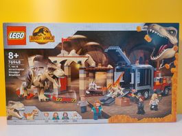 LEGO Jurassic World 76948 T. Rex & Atrociraptor Ausbruch NEU