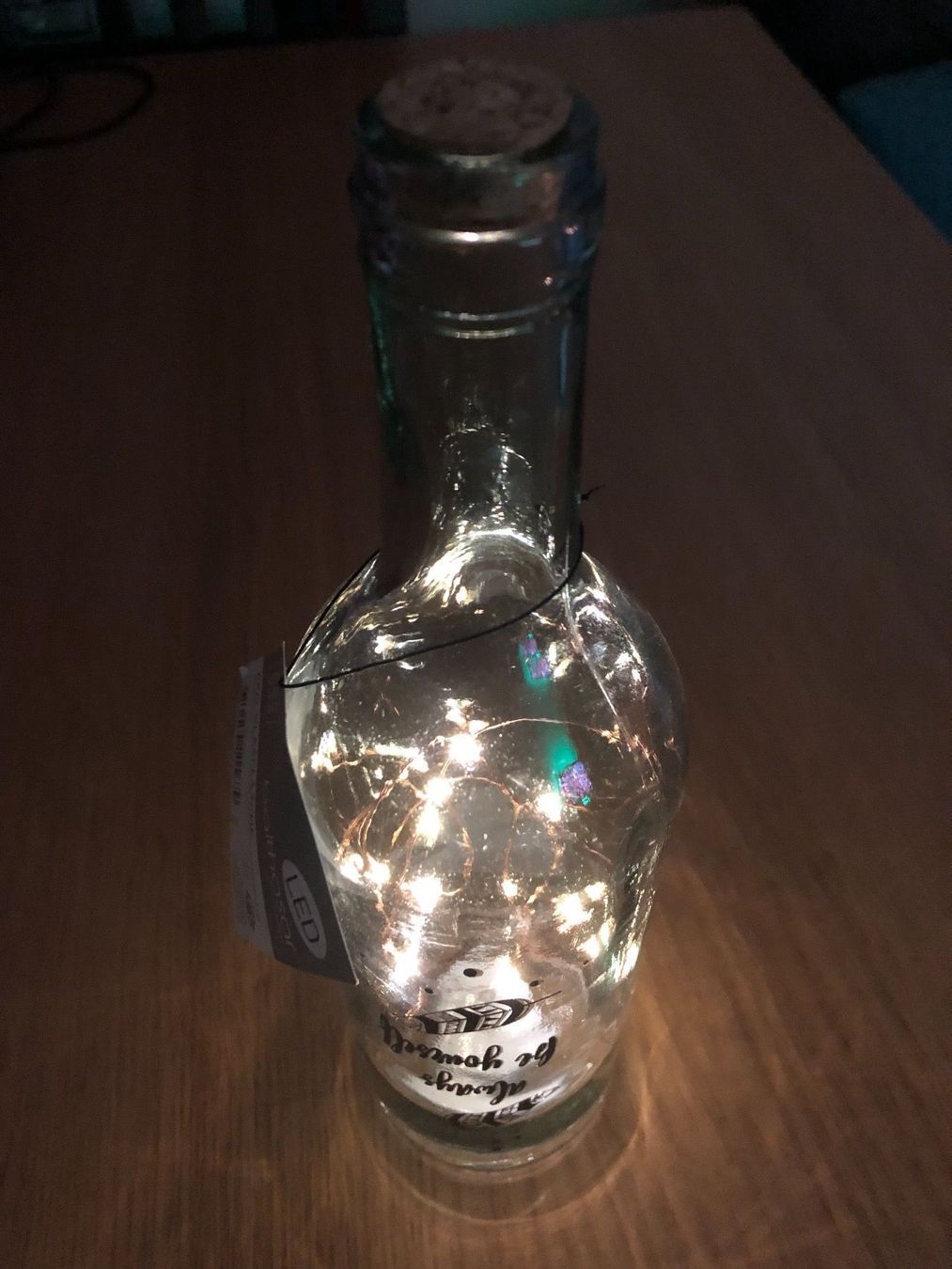 Lampade: LED Flasche aus Glas beleuchtet Neu – Nuovo e nell'imballaggio originale da Basel venduto da ampra2276