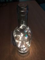 LED Flasche aus Glas beleuchtet Neu