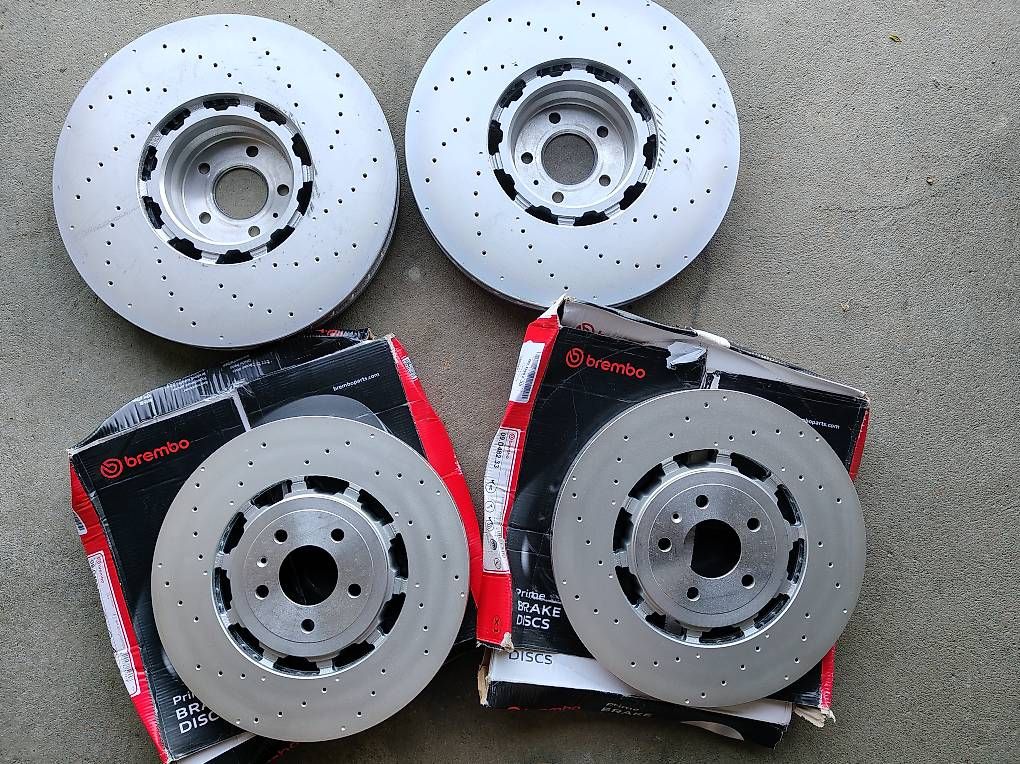 Brembo Tutti pezzi di ricambio auto: KOMPLETTE AUDI RS6 C8 PERFORMANCE STAHLBREMSEN – Usato da Grandvaux venduto da orl_vj9q