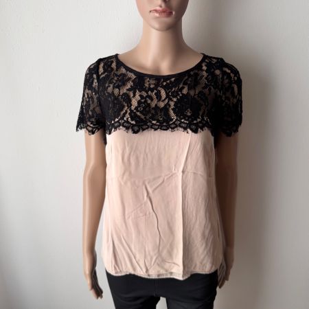 MILLY of New York Shirt aus Seide mit Spitzendetail 💖