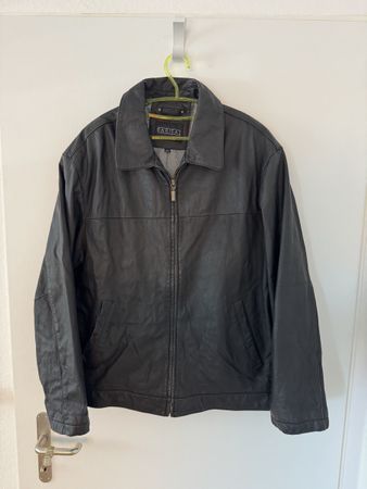 Lederjacke, Herrenjacke, Schwarz, Barisal, Grösse 52 Top!