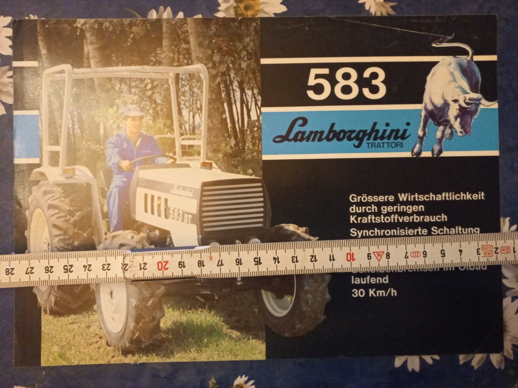 Lamborghini Dokumente: Original Oldtimer Traktor Prospekt Lamborghini 583 Deutsch – Neu (gemäss Beschreibung) aus Dulliken von classiclerchdulliken