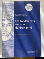 Les fondements du droit romain privé 