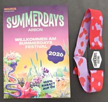 Summerdays Arbon 2026 - 1 x 2-Tagespass