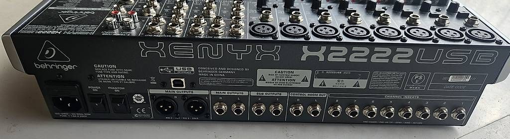 Console di mixaggio: Behringer Xenix x2222 Usb – Usato da Safenwil venduto da Hilfikert 1