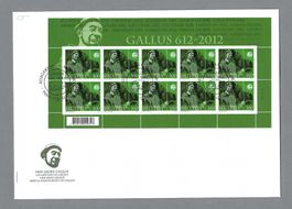 2012, KLEINBOGEN SBK 1423 ILLUSTR. FDC GALLUS, LUXUS