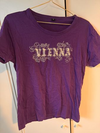 y2k Shirt Vienna lila Frauen M