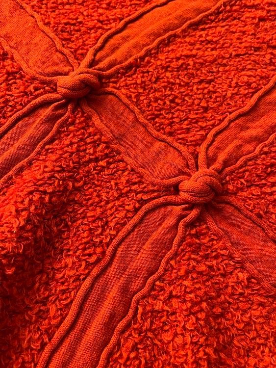 Pulls & Sweat-shirts: Sublime Pullover orange BARBARA SPEER laine Mérinos oversize – D'occasion à Genève par Mazelyne 8