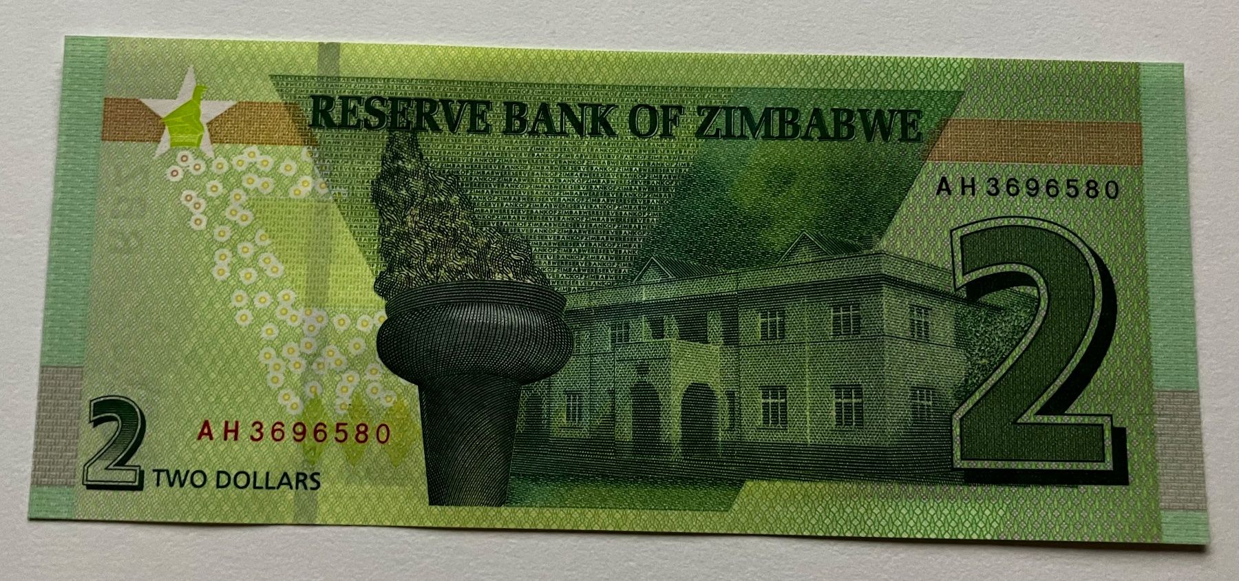 Banconote: Zimbabwe 2 Dollars 2019 Neuwertig – Nuovo (secondo la descrizione) da Algetshausen venduto da Carrhard 1
