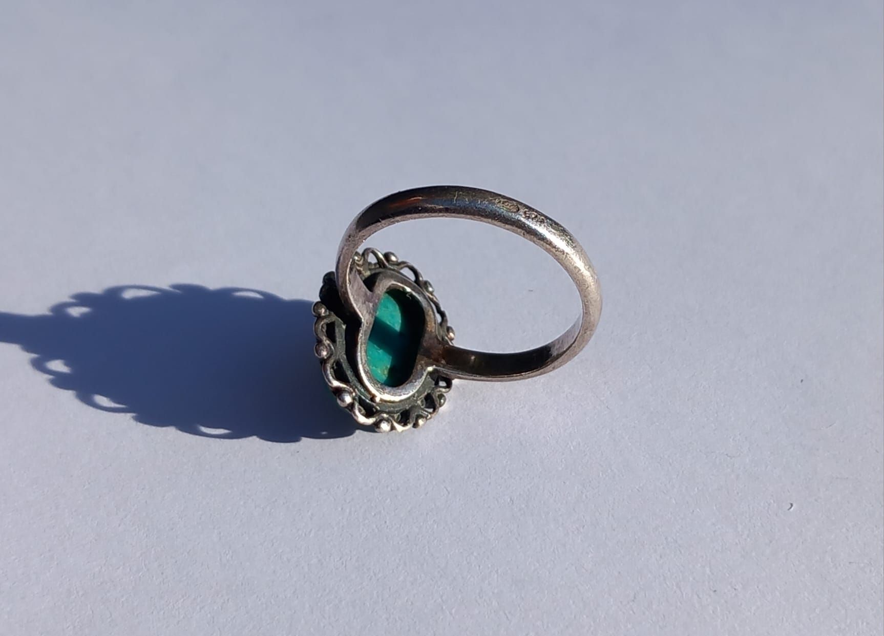 Ringe: Alter Silber 925  Ring mit Echt Türkis Stein Gr. 52 – Gebraucht aus Winterthur von Jopf1 6