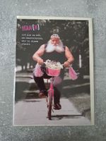 Geburtstagskarte Blickfänge Mann Rad neu original verpackt