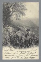 1905, VALAIS, VENDANGES, TRÈS BELLE CARTE