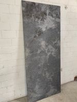 Grosse Metallplatte Aluminium mit genialer Oberfläche 70er
