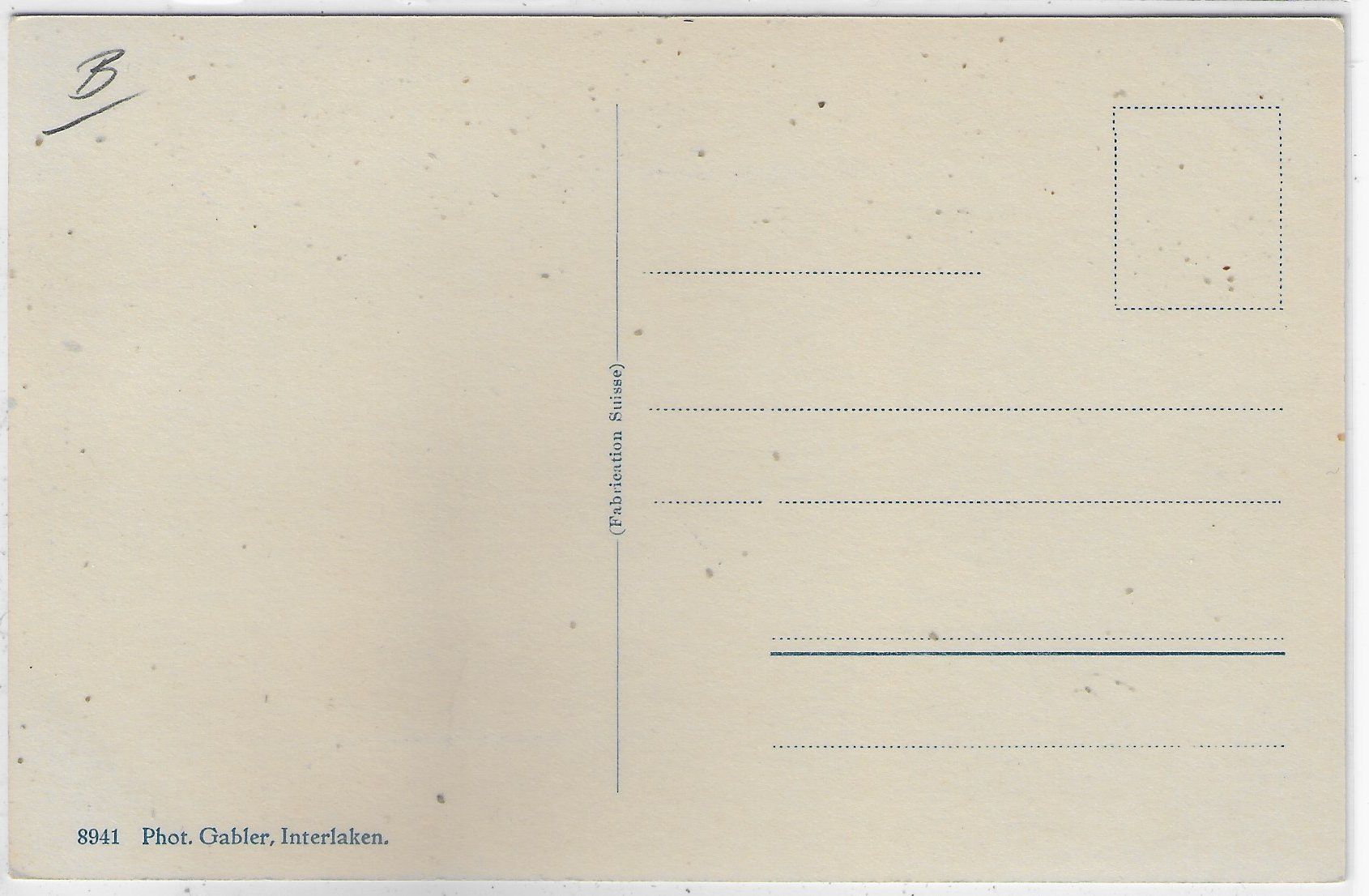 Cartoline postali: Wilderswil und Jungfrau – Usato da Ettingen venduto da Kartenplanet 1