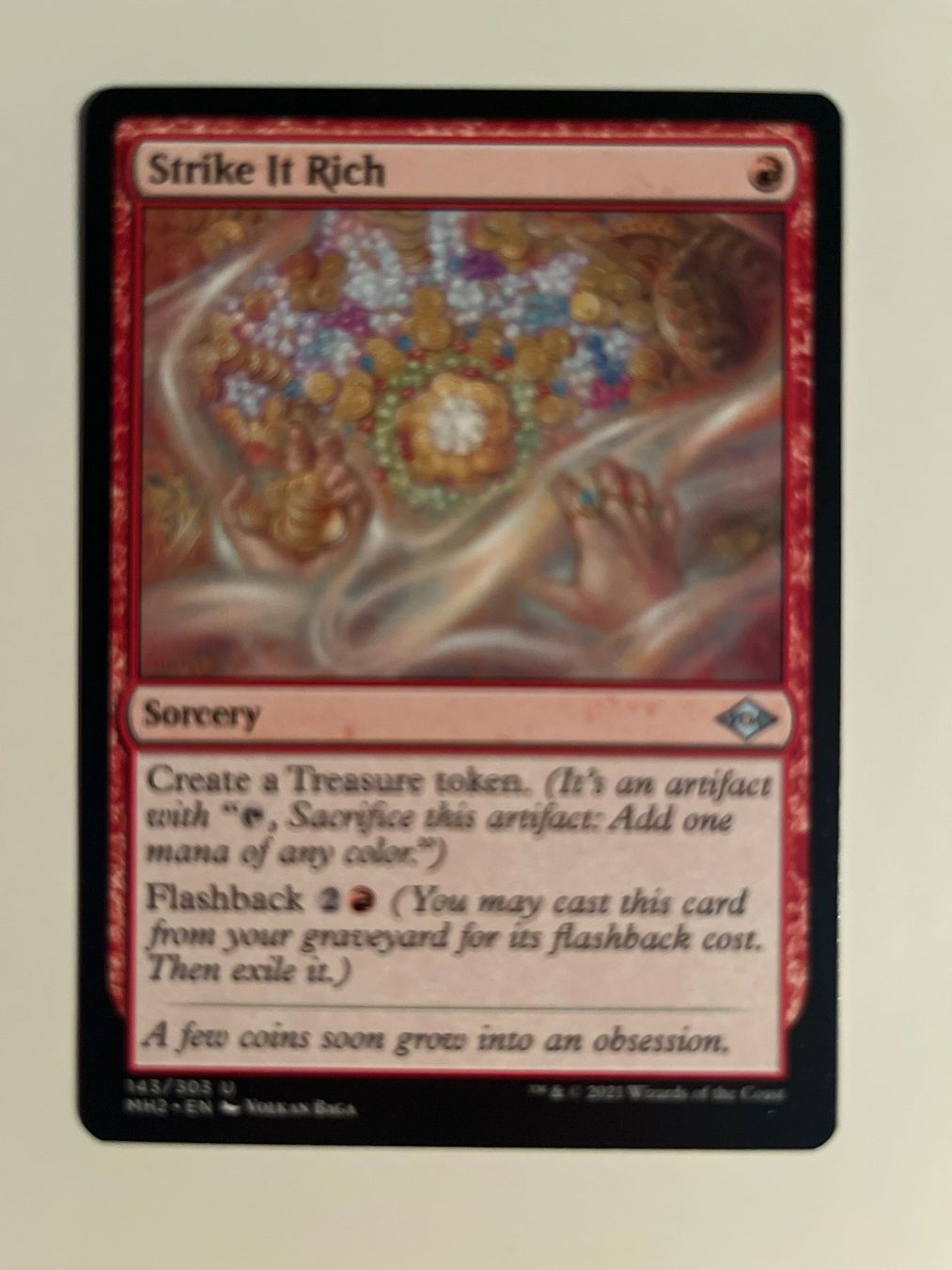 Magic The Gathering Carte collezionabili: 1 x Strike It Rich - Magic: The Gathering - MtG – Usato da Kriens venduto da Shadi1980