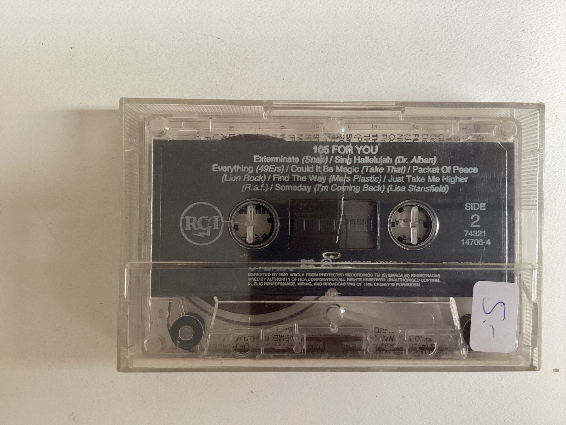 Musicassette: 105 For You MC – Usato da Gutenswil venduto da Hamzian 1