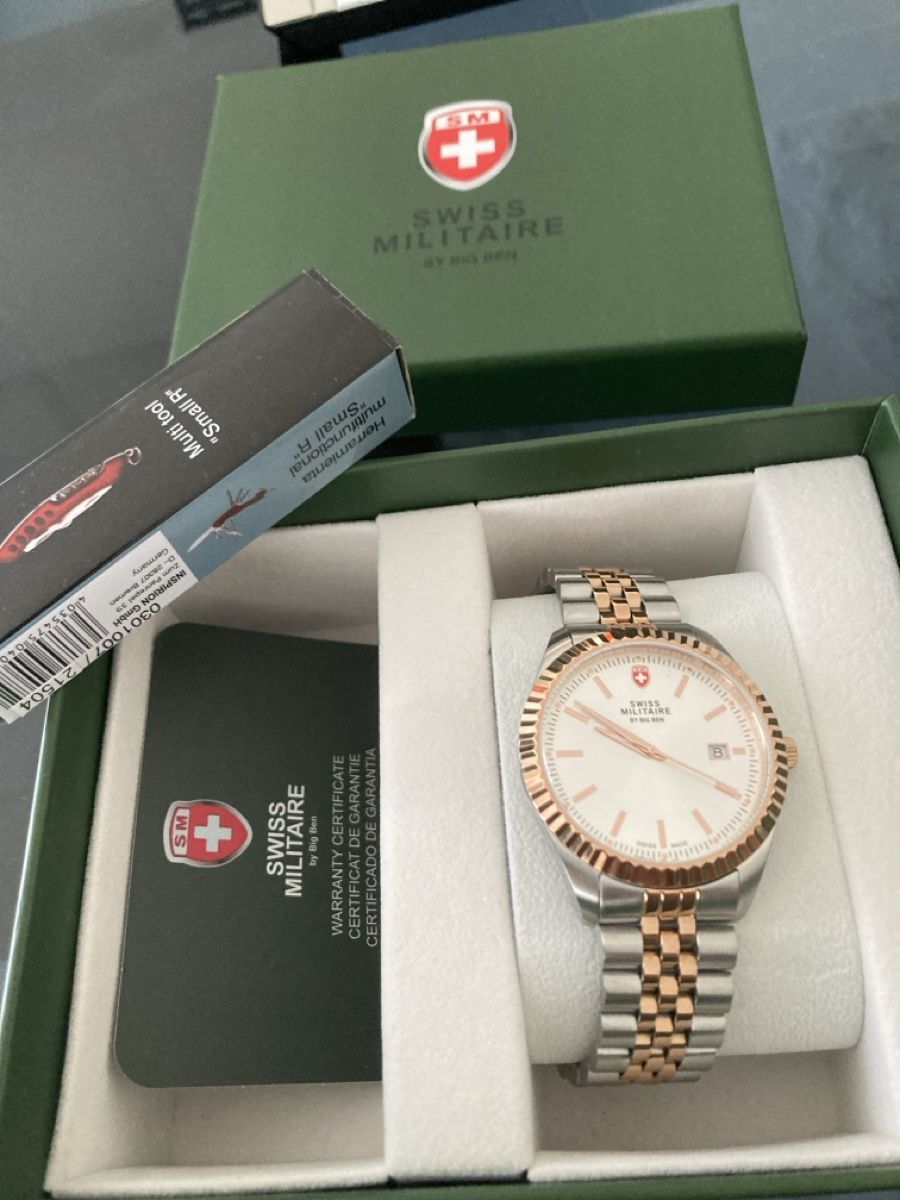 Swiss-Militaire Orologi: Swiss Militaire , nigelnagel neu , mit Multitool 47 – Nuovo e nell'imballaggio originale da Rothrist venduto da ToniG71 2