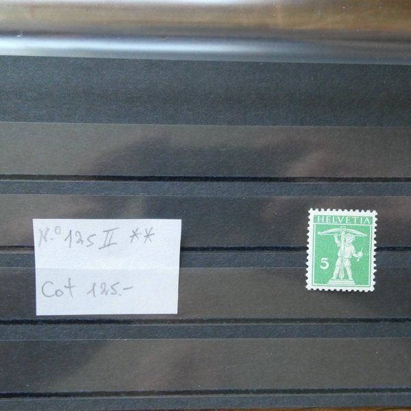 Tous les timbres: Nr. 125 ** TELLKNABE mit ARMBRUST – Neuf (Voir description) à Egliswil par Trens01