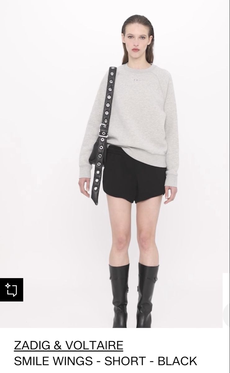 Zadig & Voltaire Pantaloni: Zadig et Voltaire - Short noir / M – Usato da La Sarraz venduto da Marina213