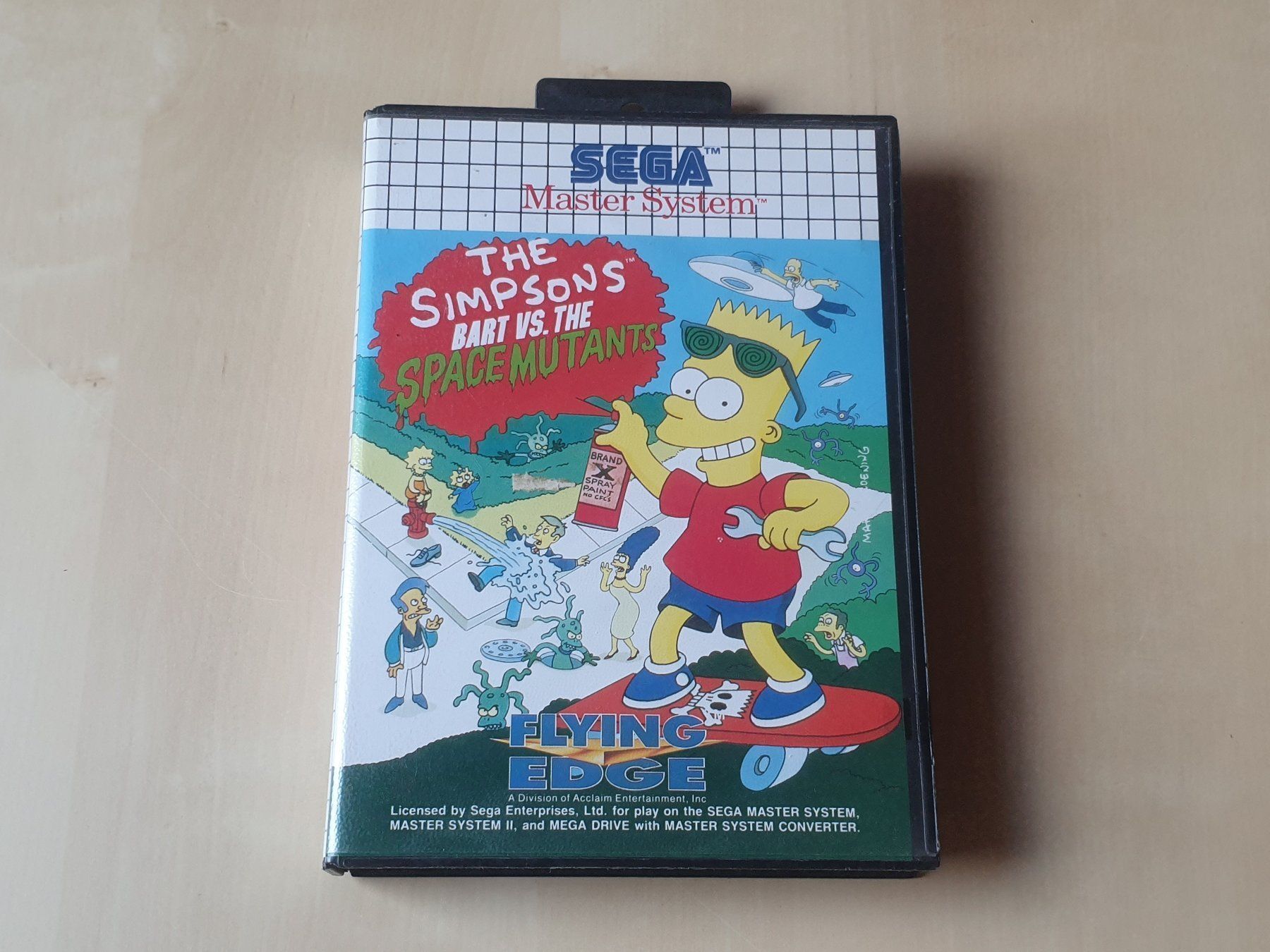 Sega Spiele: The Simpsons Bart vs the Space Mutants Master System – Gebraucht aus Stansstad von collectorsshop