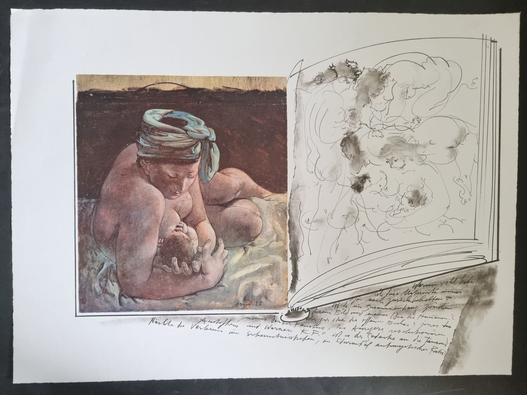 Grafiken & Lithographien: HANS ERNI LITHOGRAPHIE  BLATTGRÖSSE 63X46CM – Gebraucht aus Gersau von grafik-kunst