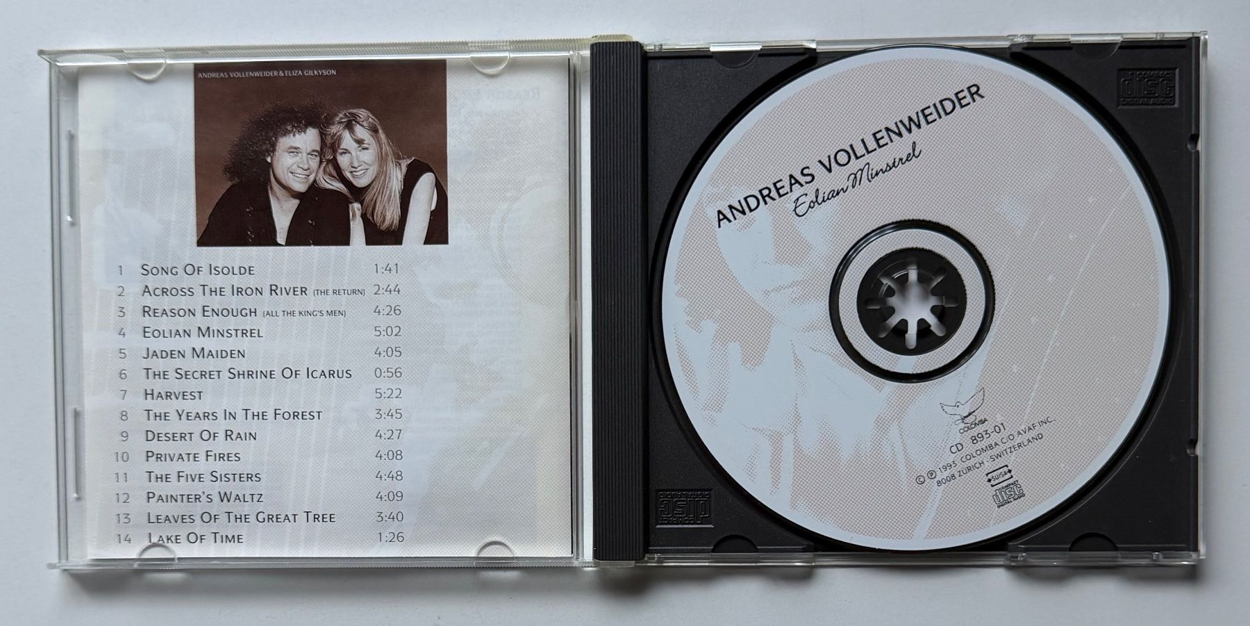 CD: Andreas Vollenweider / Eolian Minstrel – Usato da Näfels venduto da rottabi 2