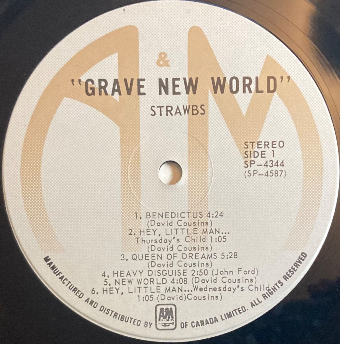 Schallplatten: STRAWBS - GRAVE NEW WORLD – Gebraucht aus Poliez-Pittet von Newtown-Records 4