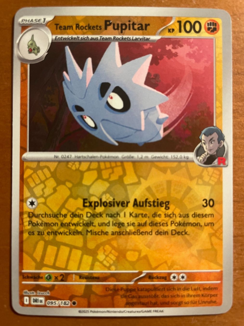 Pokémon Carte collezionabili: Pokemon Team Rockets Pupitar (Versand gratis) – Nuovo (secondo la descrizione) da Chur venduto da Angerson