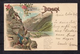 Gruss aus den Bergen, 1899, ʘ Scanfs + Pontresina