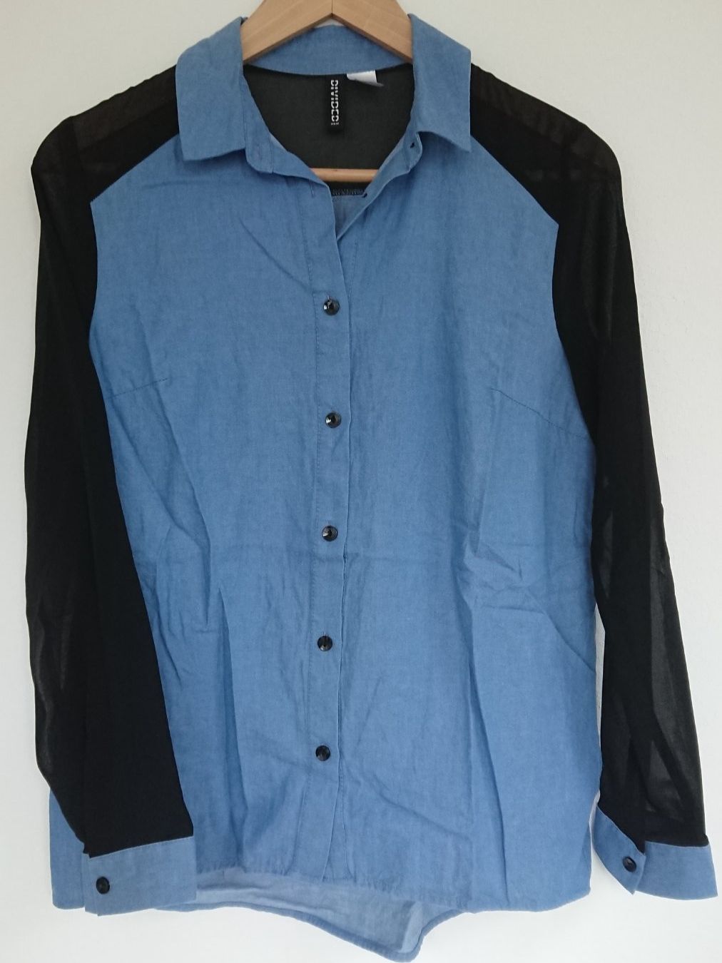 H&M Camicette: Damen Bluse Gr. S 36 H&M Blau Schwarz – Usato da Hallau venduto da CHACLA