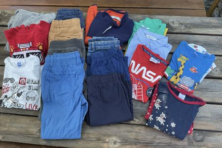Kleidungspaket Jungen Gr. 128, gemischte Kleidung (Nr. 12)