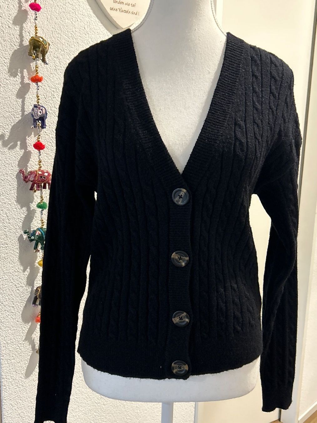 Giacche: Strickjacke schwarz von Chicoreé Gr. L – Usato da Brunnen venduto da Nala2929 2
