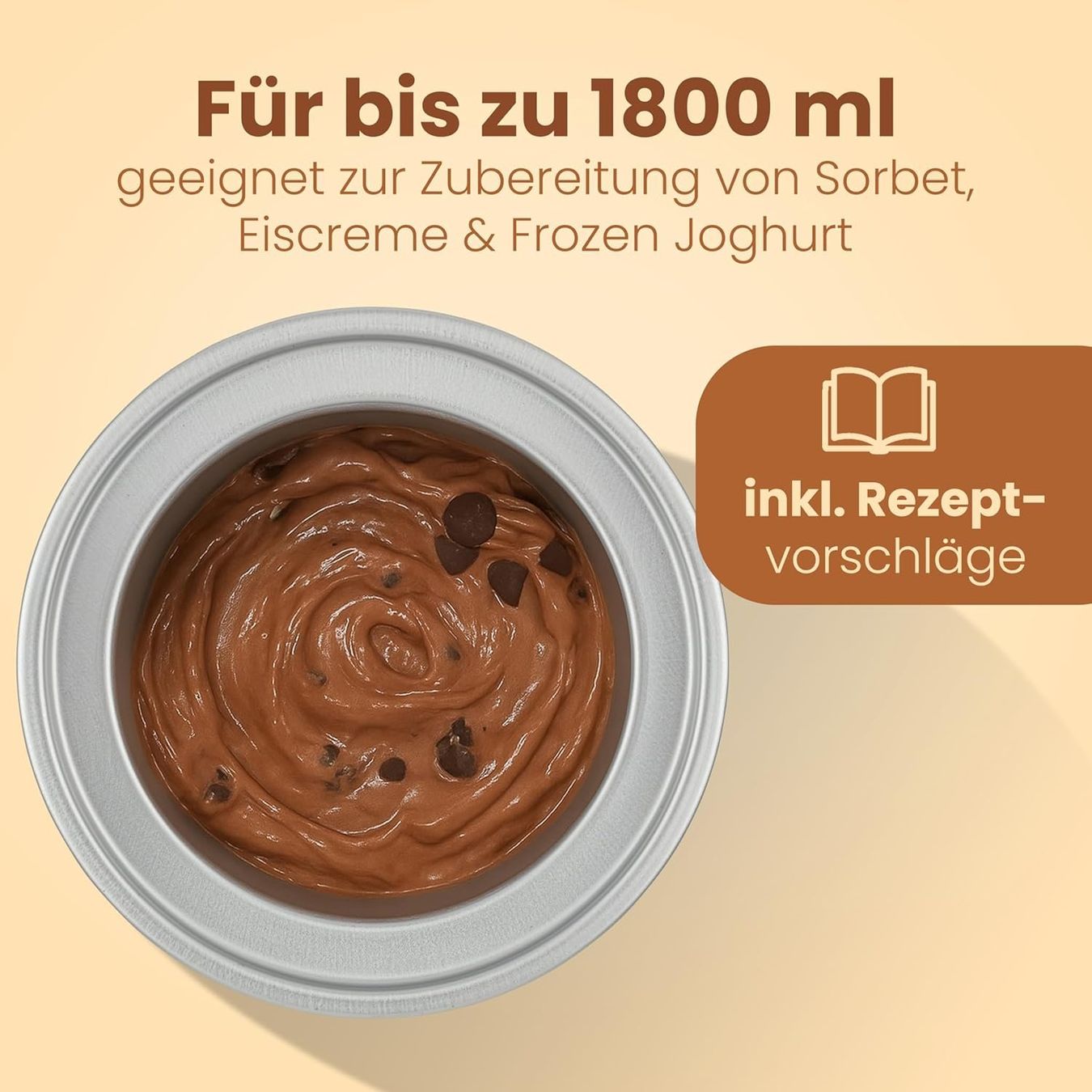 Elettrodomestici da cucina: Eismaschine 1800ml Eiscreme Joghurtbereiter Sorbet Timer – Nuovo e nell'imballaggio originale da Zürich venduto da jasminleut 3