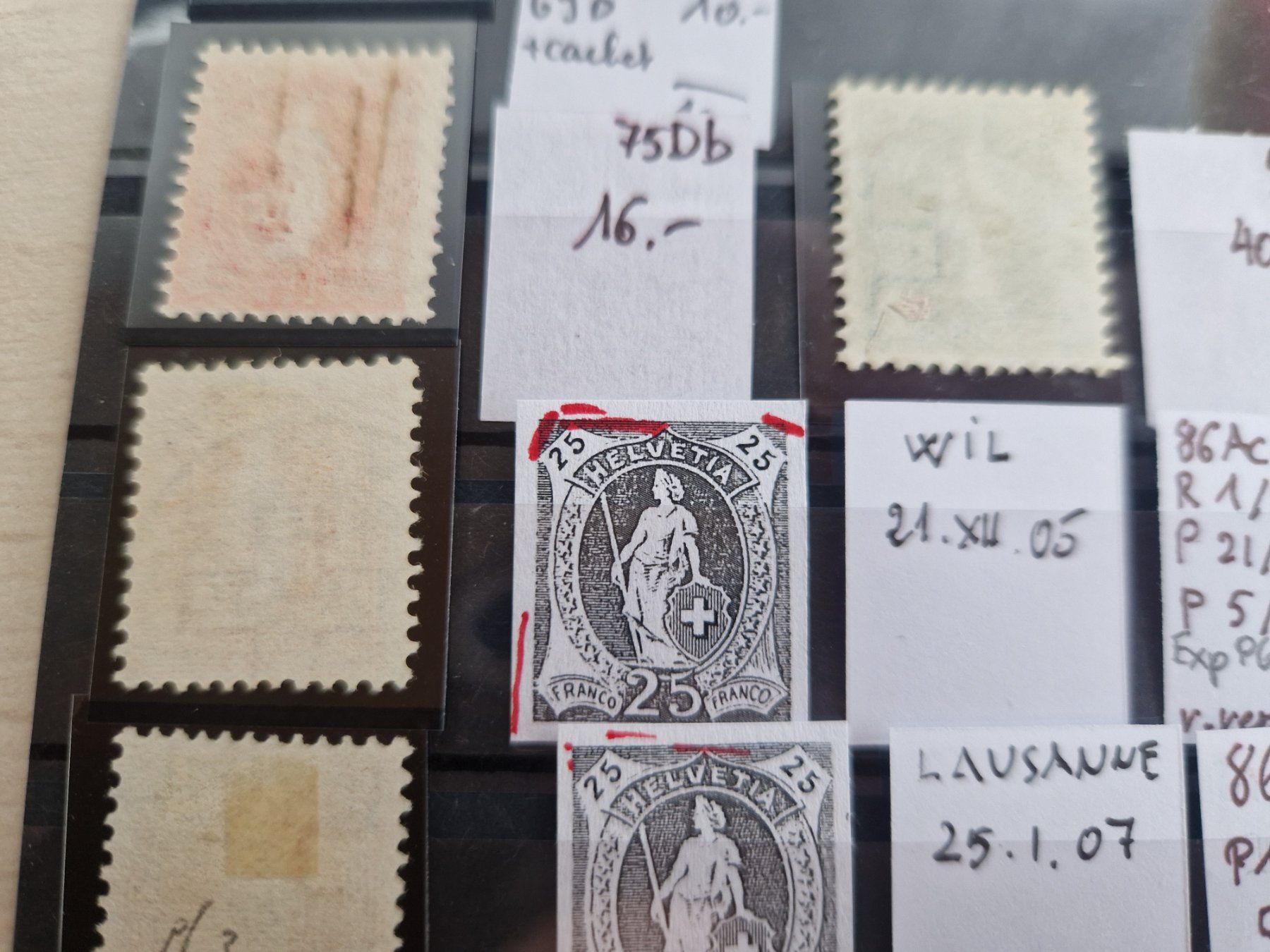 Tutti i francobolli: Top Lot Stehende, ab 1.- – Usato da Burgdorf venduto da Glossy01 7